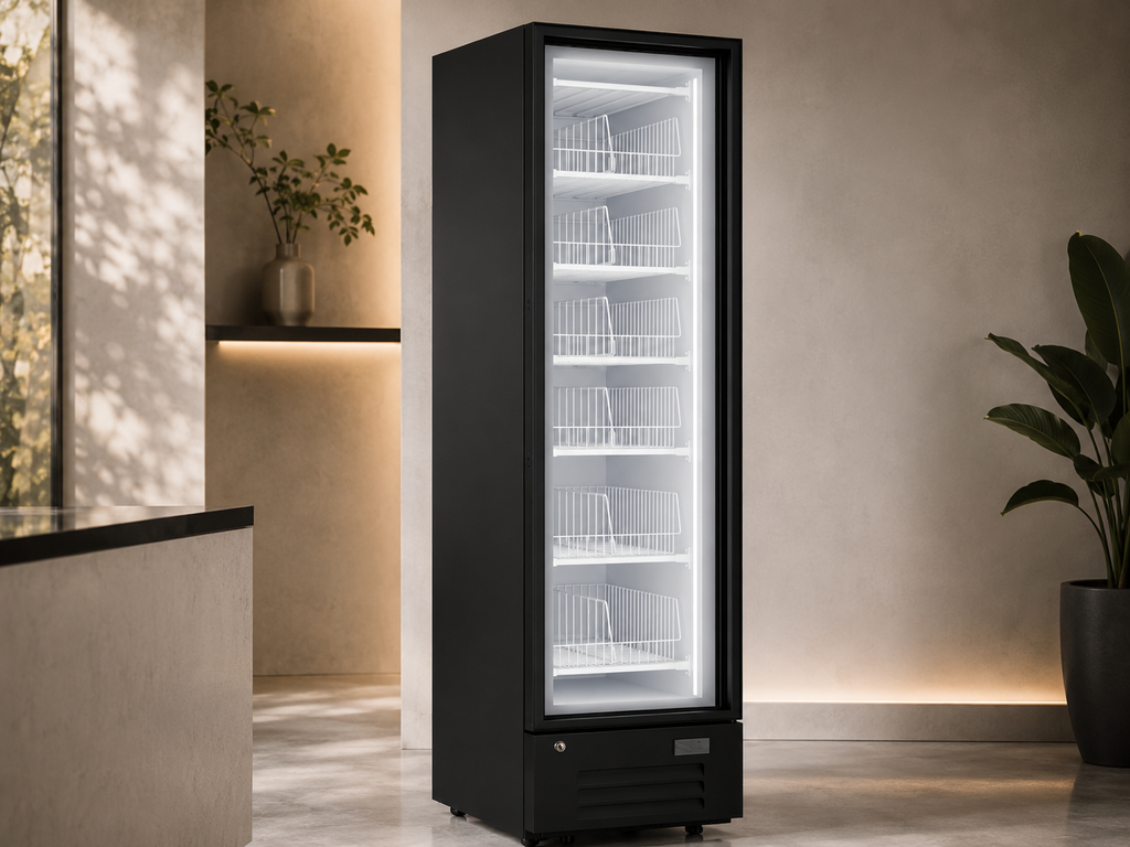 [Kila46] Freezer statico verticale porta vetro (460mm*610mm*1805mm)