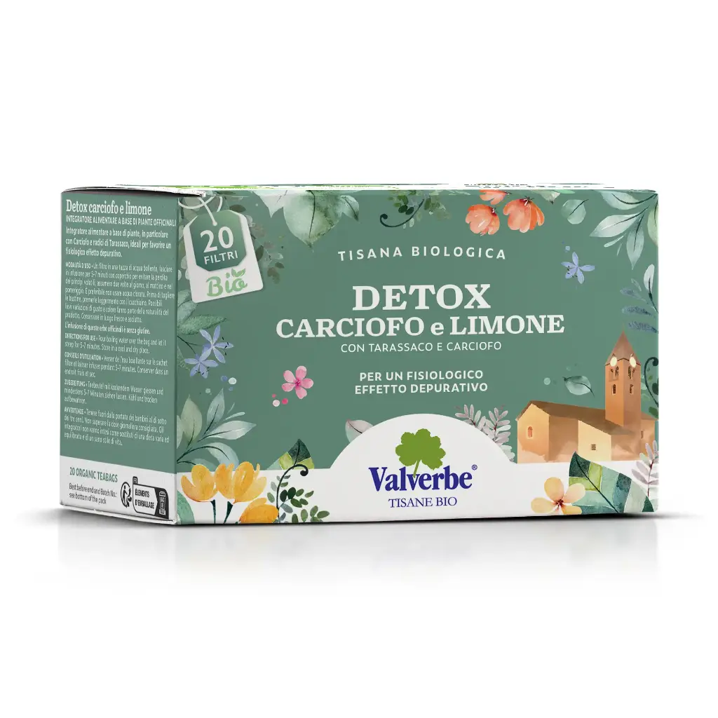 [TIS-0004] Detox Carciofo e Limone Bio 20 FLT 30g.