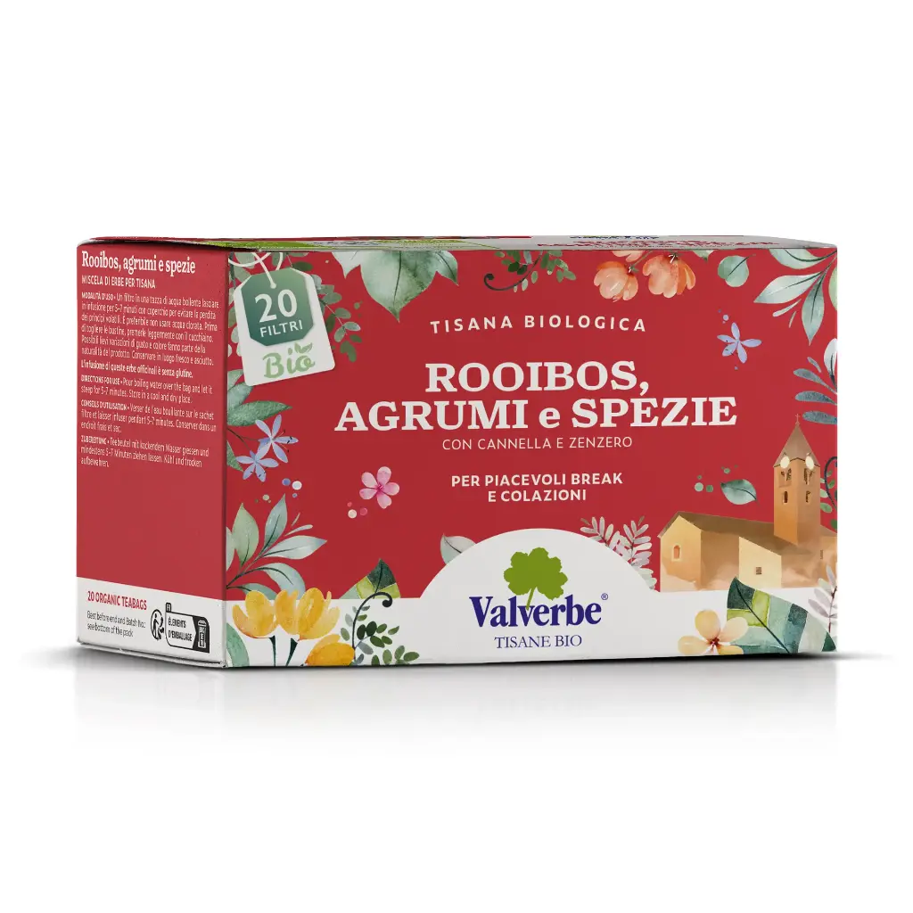 [TIS-0010] Rooibos Agrumi e Spezie Bio 20 FLT 30g.